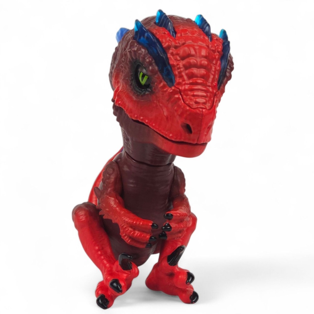 WowWee Untamed Dragon VENOM Interactive Fingerlings Red Blue Light Up Toy WORKS